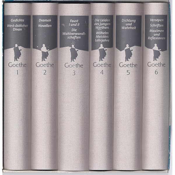 Goethe Werke in sechs Bänden : Apel, Friedmar, Birus, Hendrik